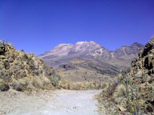 Vista desde el albergue Altzomoni